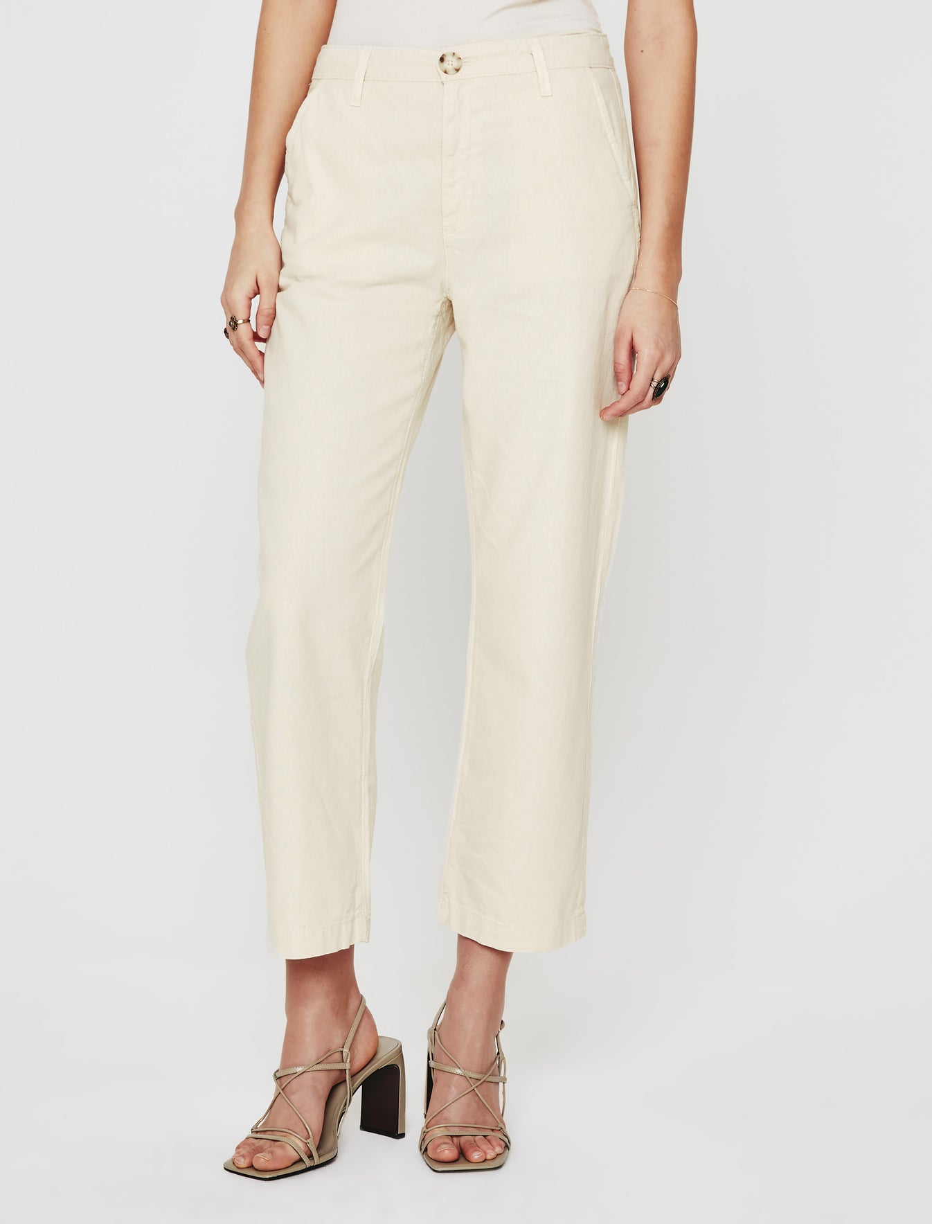 Caden Linen Wide Leg|Tailored Trouser